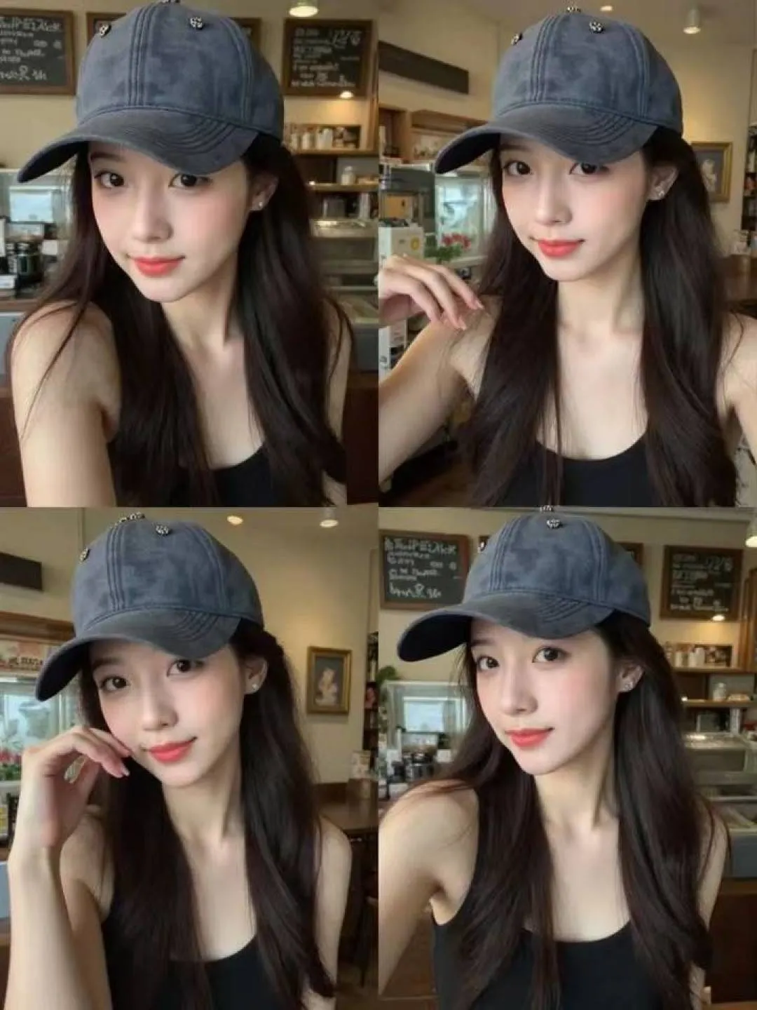 P60 Croxin Autumn New Washed Denim Baseball Cap 🧢 The colors of the small label are really eye-catching. The soft-top design of the entire hat fits perfectly on the head and is very comfortable. The color and texture are relatively retro and very versatile. Highly recommended. A must-have item for everyone.